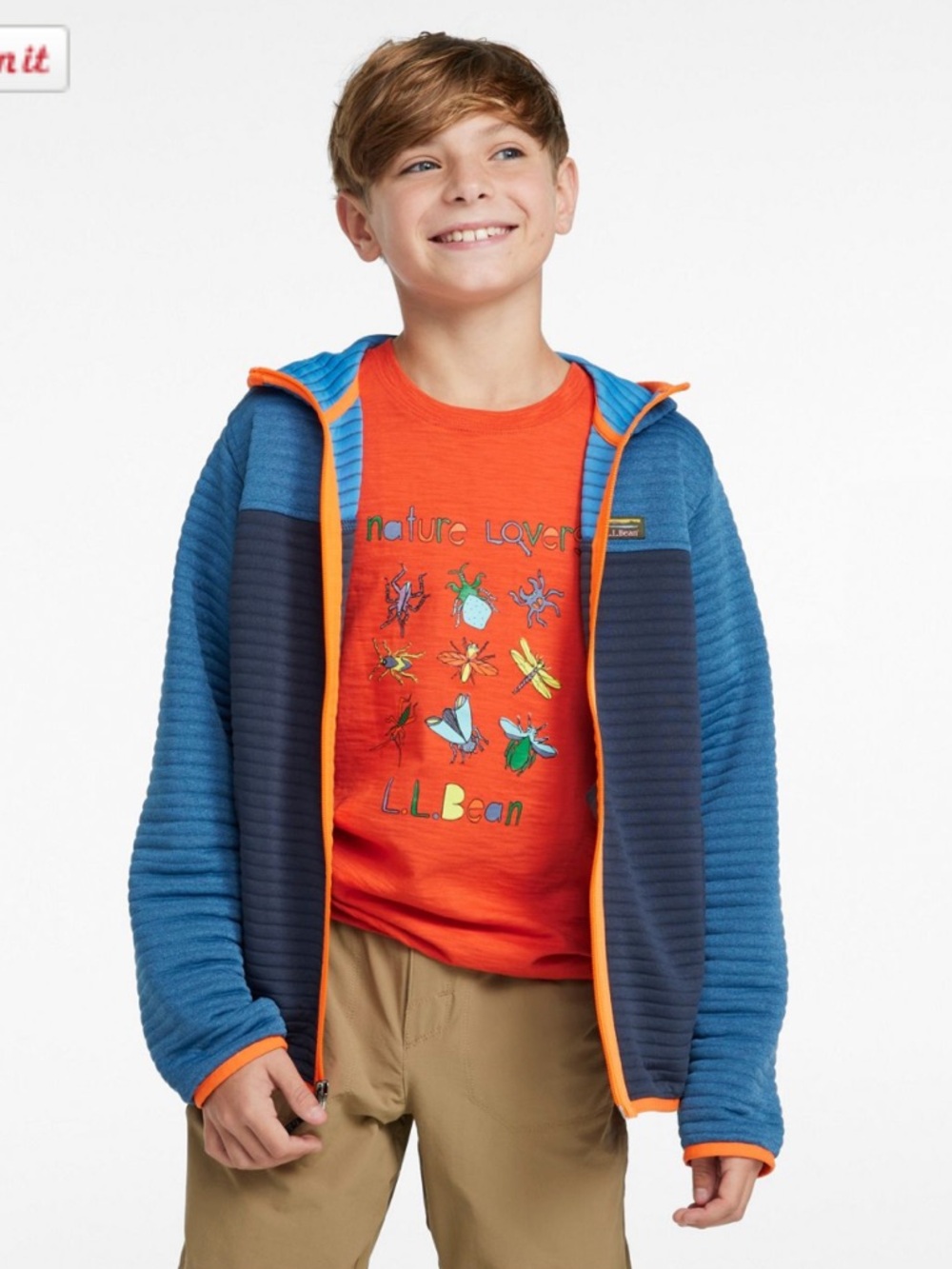 L.L.Bean Kids Airlight Full-Zip Hoodie